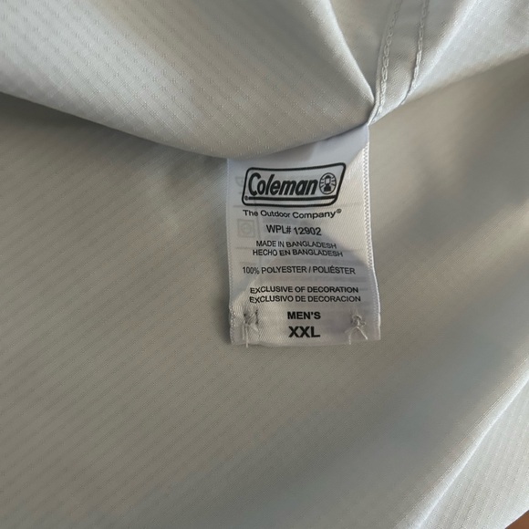 Coleman Men's Light Gray Casual Button-Down Shirt - Picture 6 of 7